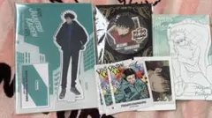 呪術廻戦 伏黒恵 アクスタ 呪術廻戦カフェ 缶バッジ バースデー ポストカード