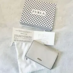 FURLA ライトグレー カードケース