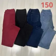 ユニクロヒートテックパンツ160 4本セット