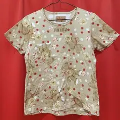 ピンクハウス クマ柄 半袖プルオーバー