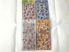 【 新品・未使用品 】ディズニー プチドロップステッカー 4種セット