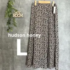 【新品】hudson honey レディース スカート 花柄 L ゆったり