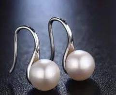 パール ピアス セット シルバー 両耳 式 フォーマル 揺れる
