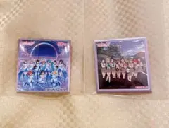 ラブライブ　ガチャ　スクエア缶バッジ　２種セット