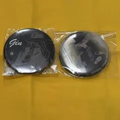 コナン　缶バッジ　ジン　希少　レア　2点セット
