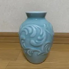花瓶　華山　青磁
