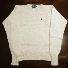 【未使用品】ポロラルフローレン セーター ニット メンズ L 90s ビンテージ