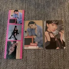 TWICE ミナ トレカ、フィルムフォトステッカー、購入者特典のトレカ