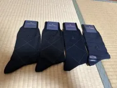 ★新品★ ブルックス ブラザーズ メンズ ソックス 4足セット