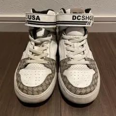DCSHOEハイカットスニーカー ホワイト/グレー23cmのサムネイル