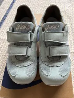 asics ベルクロスニーカー グレー