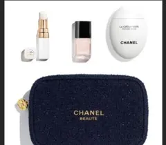CHANEL クリスマスコフレ2025 リップアンドネイルセット　ポーチ