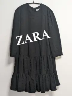 ZARA　ザラ　ティアード　チュニック　ミニワンピース