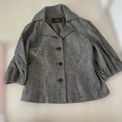 Leilian テーラードジャケット グレー系のサムネイル