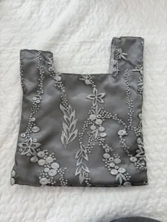刺繍レースワンハンドルバッグ