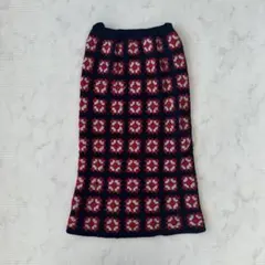 00's vintage ニットスカート　アーカイブ グランジ y2k パンク