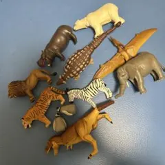 【送料込】アニア　動物恐竜フィギュアセット 11体