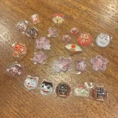 ボンボンドロップシール　おすそわけ　和柄