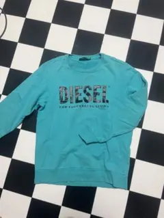 DIESEL ターコイズ クルーネックスウェット