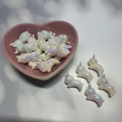 玉乗りうさぎパーツ オーロラのみ10個セット