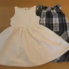 ワンピース2枚セット　110 anyfam H&M