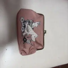 MOOMINジャカード織り￼￼￼￼￼がま口ポーチ