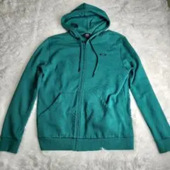 OAKLEY ターコイズ パーカー メンズ Lサイズ フーディー ジャンパー