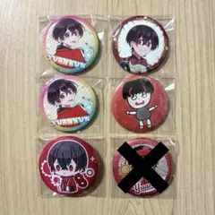 ゆあんくん 缶バッチまとめ売り カラフルピーチ