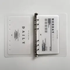 【1点のみ】韓国　貯金　バインダー　リフィル　曜日別