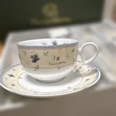 花柄カップとソーサーセット 5客　Giovanni Valentino