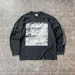 rage against the machine 長袖Tシャツ 両面プリント黒