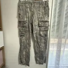 ホリスター 迷彩 カーゴパンツ ストレート W34 灰 コットン ストリートのサムネイル