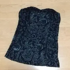 【新品】CECIL McBEE♡パット入りベアトップ チューブトップ 黒