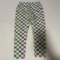 チェック柄　ロングパンツ　長ズボン　110cm キッズ　子供用