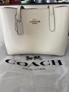 COACH ホワイト ハンドバッグ