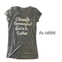 【As rabbit】チビt ロゴt フレンチtシャツのサムネイル