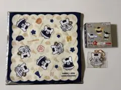 【新品】侍ジャパン サンリオ はなまるおばけ ハンカチ・アクリルキーホルダー