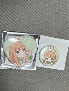 学園アイドルマスター 学マス GiGO 紫雲清夏 ハート缶バッジ ミニ缶バッジ