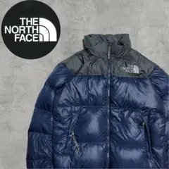 【大人気】ザノースフェイス ヌプシ ダウンジャケット 700フィル ネイビー S