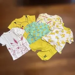 ピカチュウ Tシャツなど　5点セット 120cm