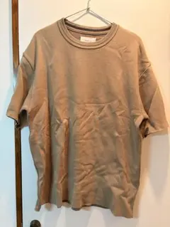 STUDIOUS ベージュ クルーネック Tシャツのサムネイル