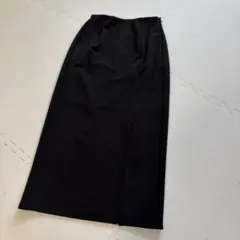 GU ブラック タイトスカート スリット入り