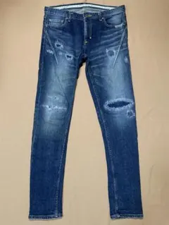 number nine damage design denim pants 2のサムネイル