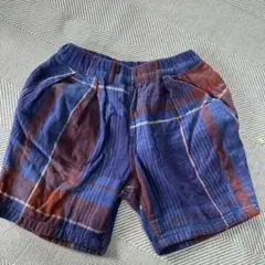 BREEZE チェック柄 ハーフパンツ 110