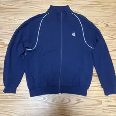 ルシアンペラフィネ×アリーナ スカル柄ジャージ 紺M 長袖 スウェット ルシアンペラフィネ×アリーナ スカル柄ジャージ 紺M 長袖 スウェット