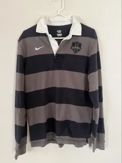 Nike ATHDPT ストライプポロシャツ M