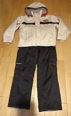 South Line スキーウェア 140サイズ ベージュ/黒
