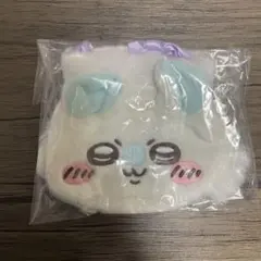 ちいかわ　おかお巾着　モモンガ　キャラクターポーチ