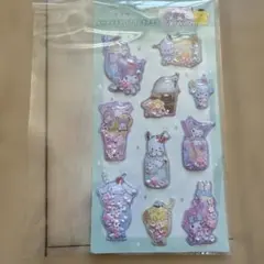 サンリオ シェイカー ステッカーズ シール きらめきドリンク