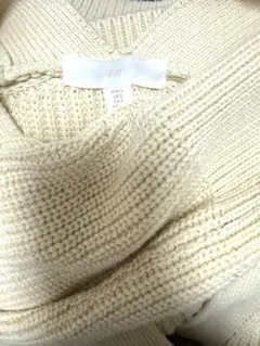 H&M 黄色　カーディガン